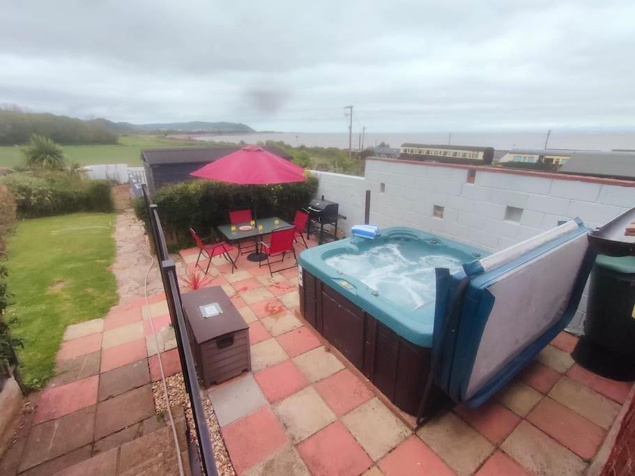 Blue Anchor House - Seaview, Hot Tub Apartments Kültér fotó