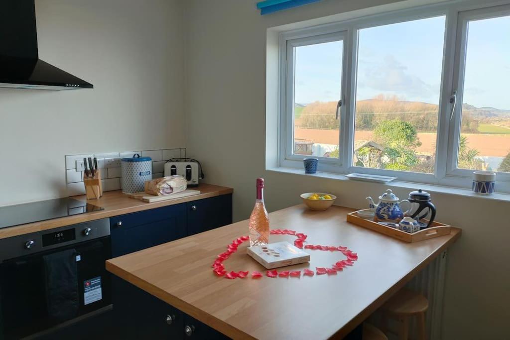 Blue Anchor House - Seaview, Hot Tub Apartments Kültér fotó